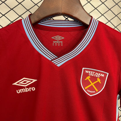 25/26 West Ham United Home Kids Size Jersey