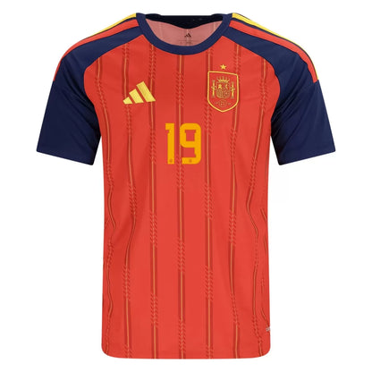 Lamine Yamal #19 Spain Home Jersey World Cup 2026
