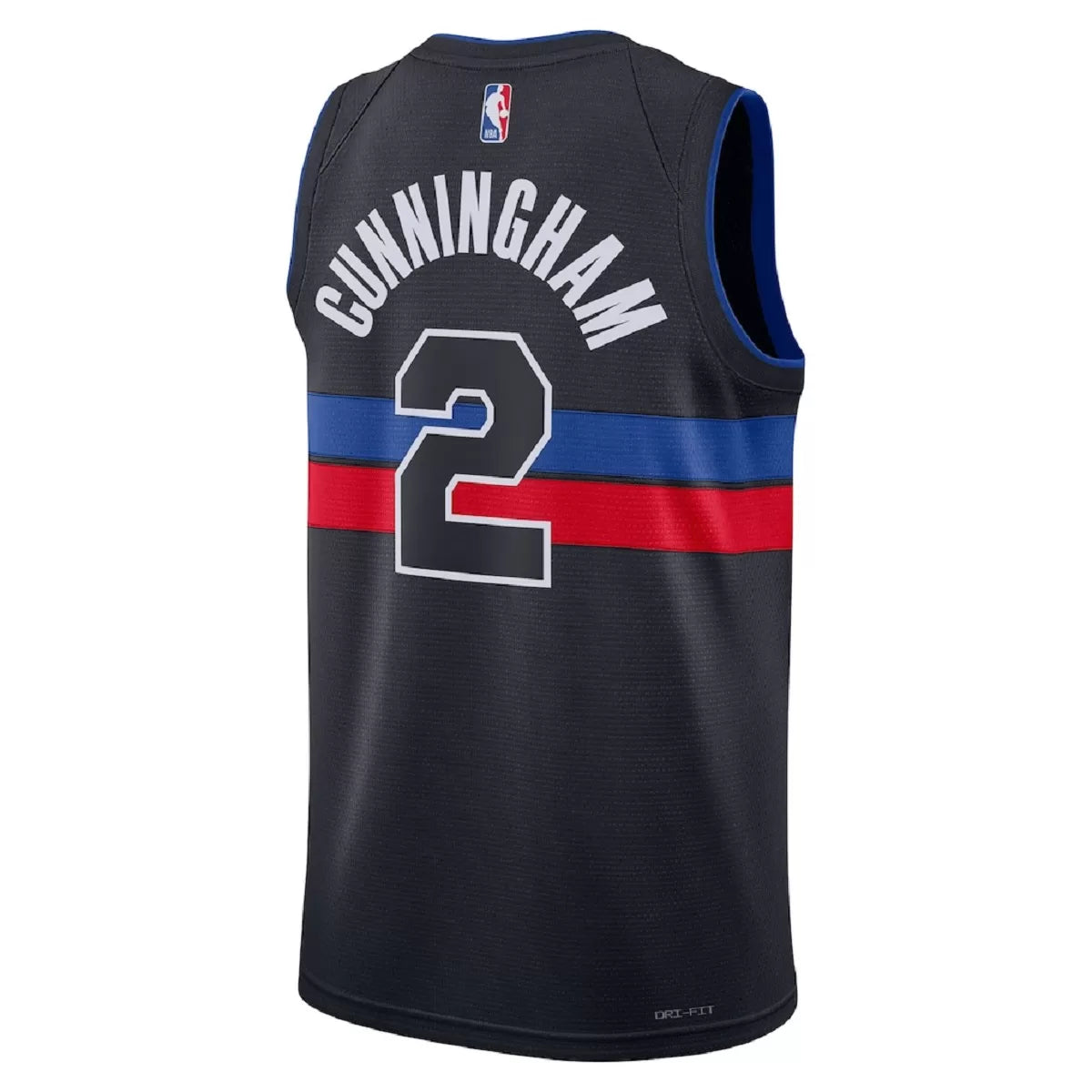 Men's Detroit Pistons Cade Cunningham Black Swingman Jersey - Statement Edition