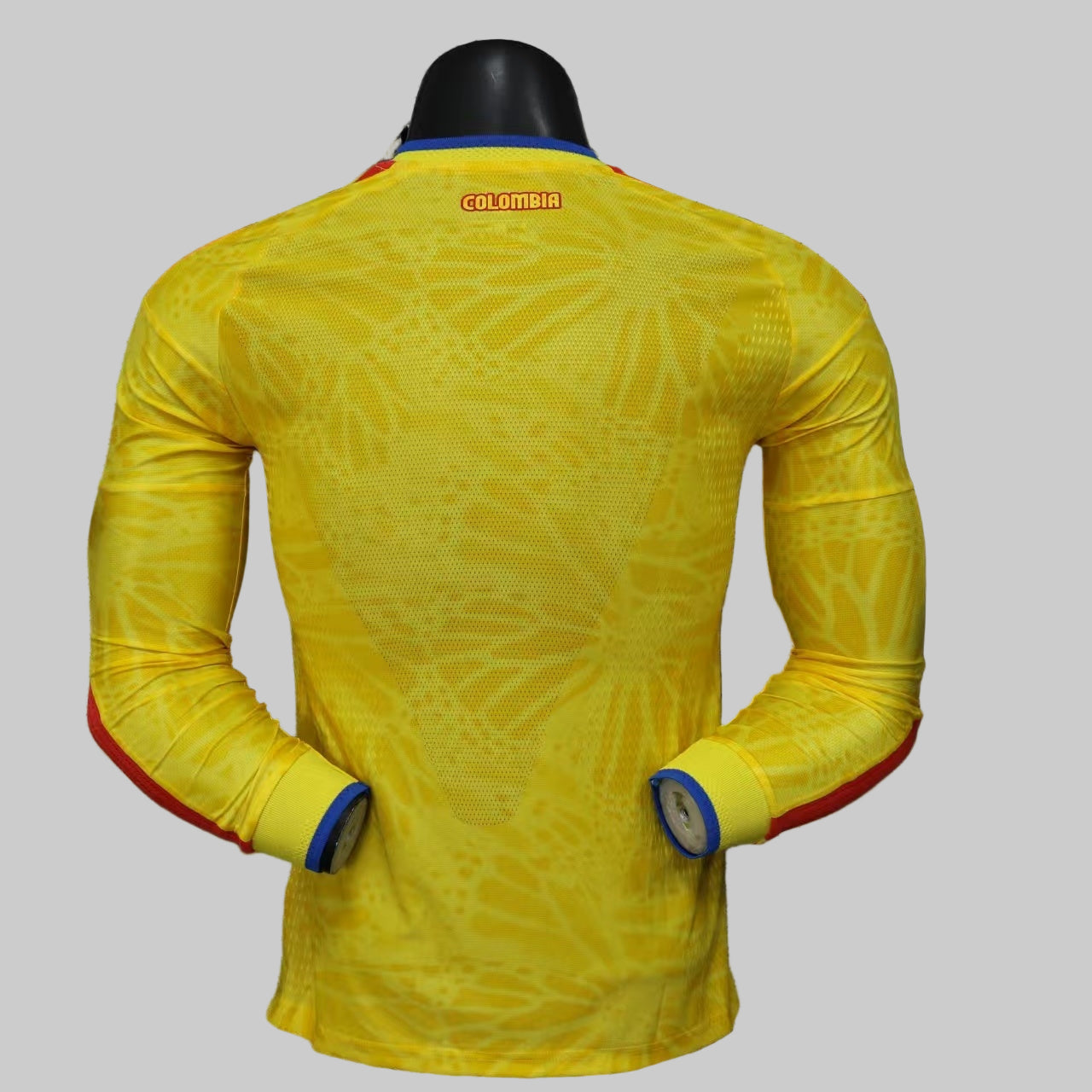 Colombia National Team 2026 FIFA World Cup Men's Home Long-Sleeve Soccer Jersey