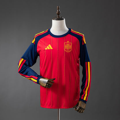 Spain 2026 Home Jersey — Long Sleeve