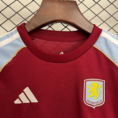 25/26 Aston Villa Home Kids Size Jersey