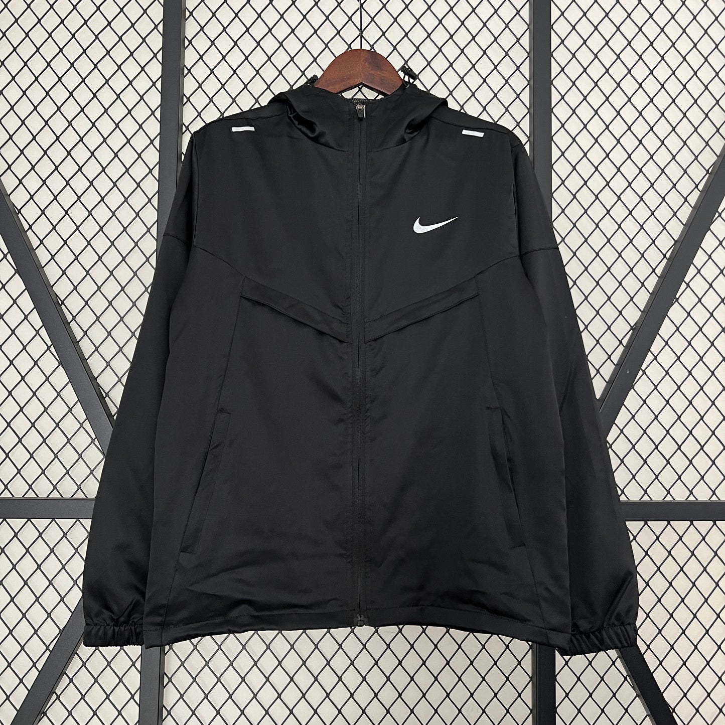 2024 Black Windbreaker