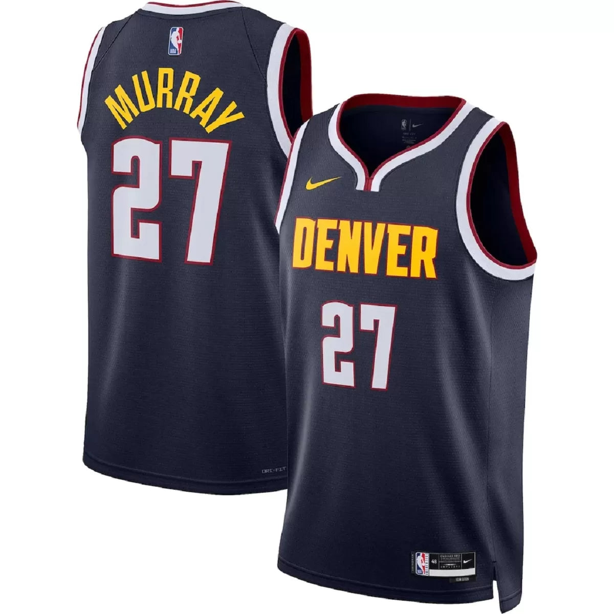 Men's Denver Nuggets Jamal Murray Navy Swingman Jersey - Icon Edition