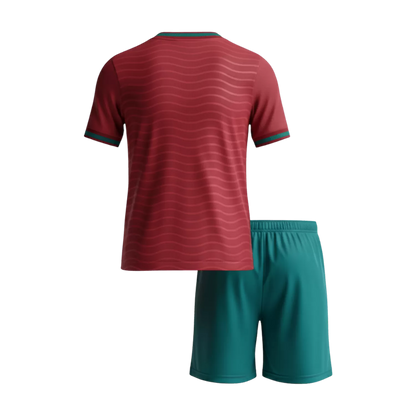 Kids Portugal Home Jersey Kit World Cup 2026