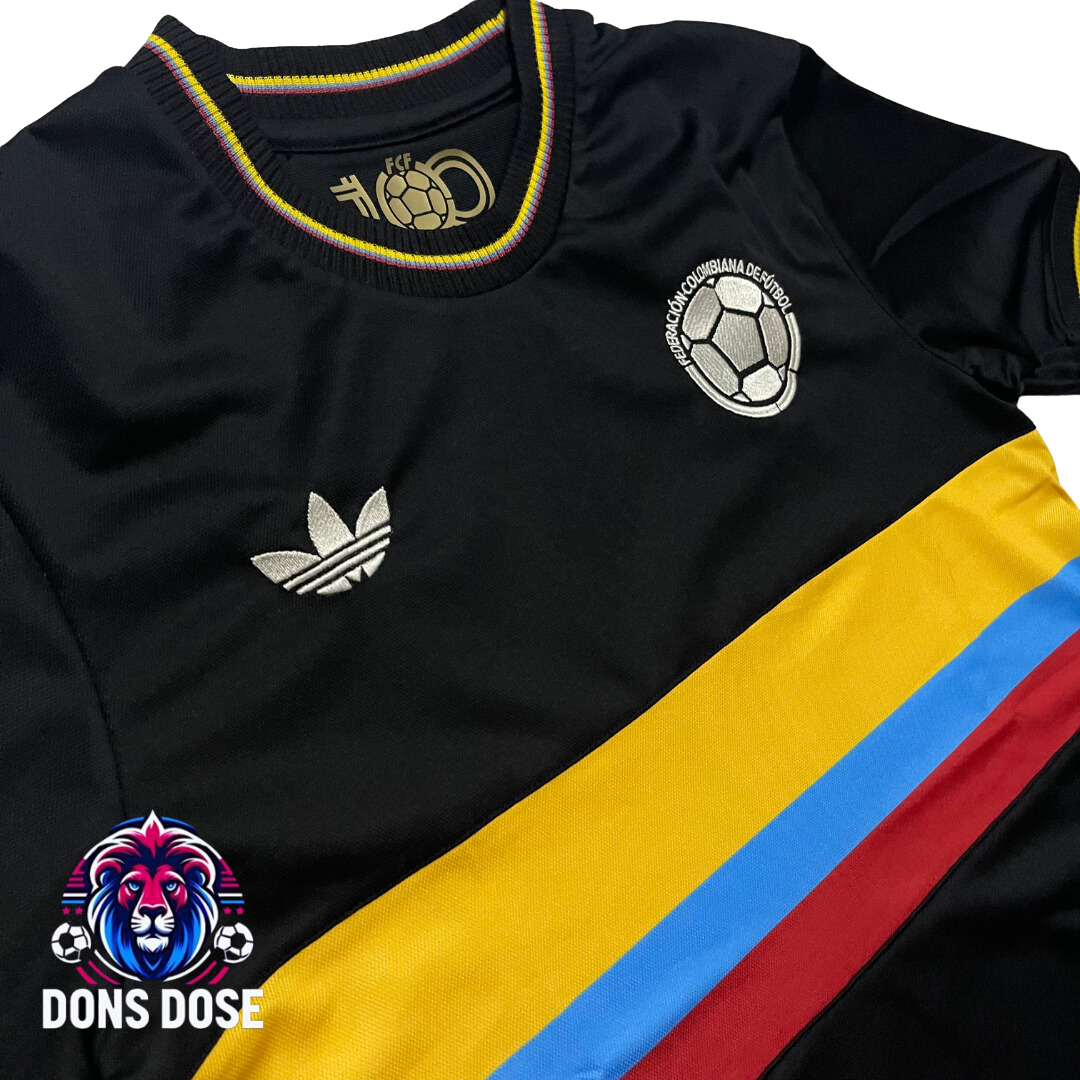 Colombia 2024 100 Year Anniversary Jersey Black