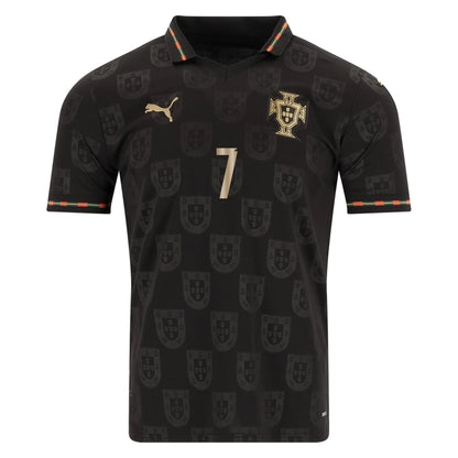 Cristiano Ronaldo #7 Portugal 2025 Pantera Negra Special Edition Jersey by PUMA