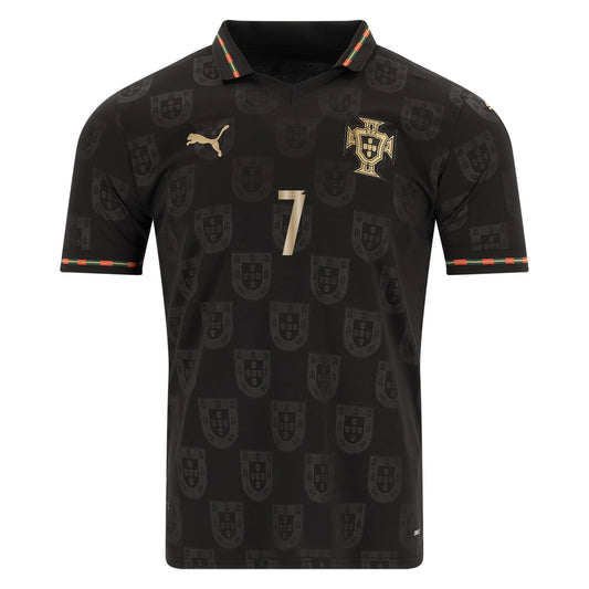 Cristiano Ronaldo #7 Portugal 2025 Pantera Negra Special Edition Jersey by PUMA
