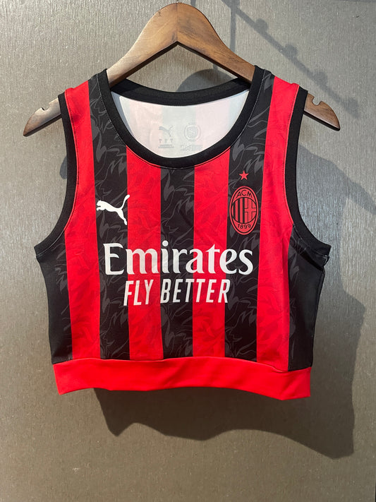 AC Milan Home Women's Crop-Top