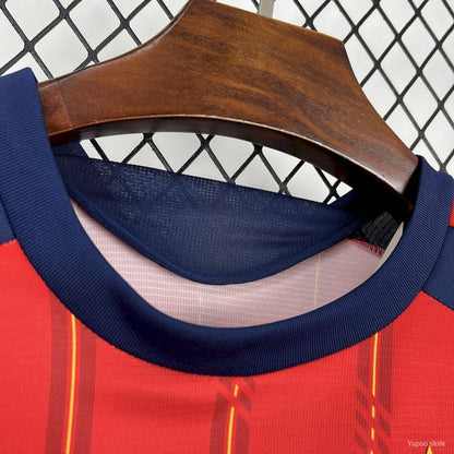 2026 Men's Spain World Cup Home Long Sleeve Jersey España