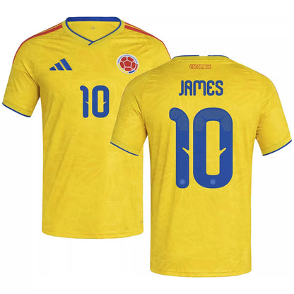 James #10 Colombia Home Jersey World Cup 2026