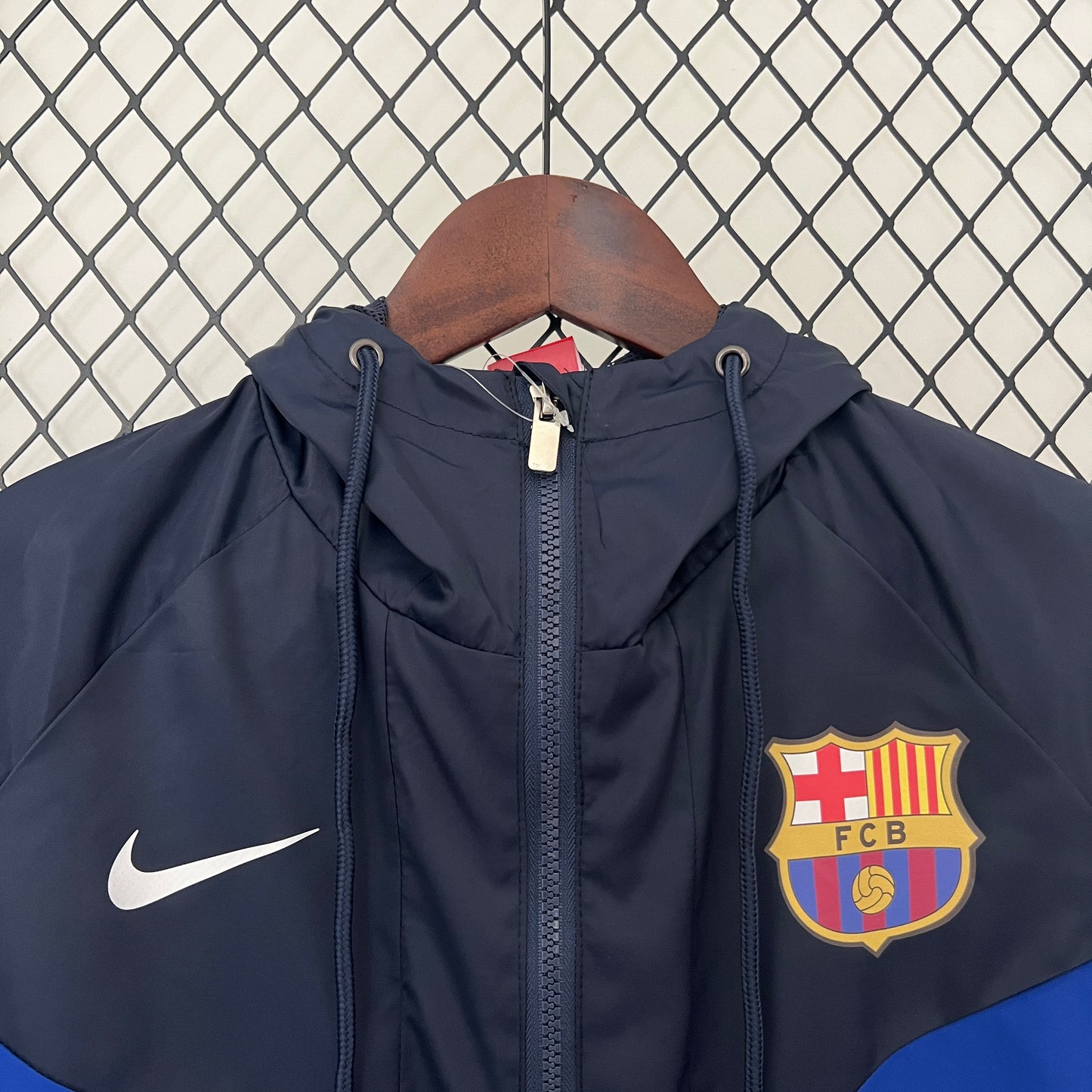 2024/25 Barcelona Windbreaker Black