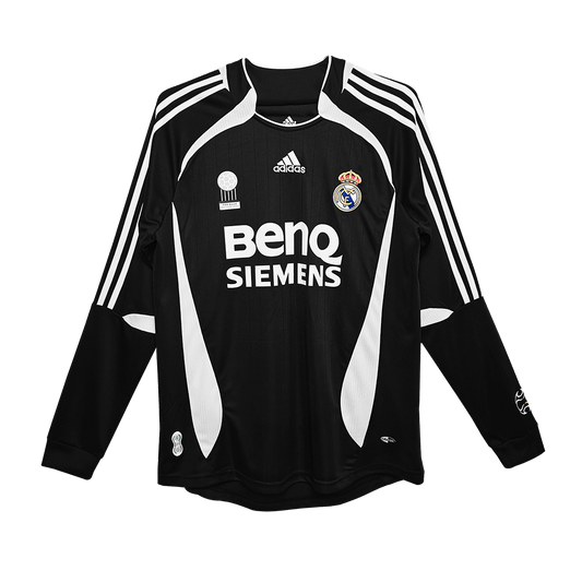 Retro Real Madrid Away Long Sleeve Jersey 2006/07