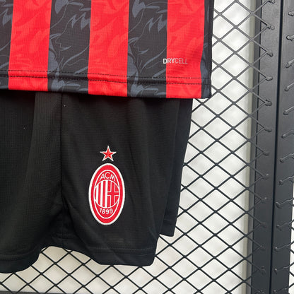 25/26 AC Milan Home Kids Size Jersey