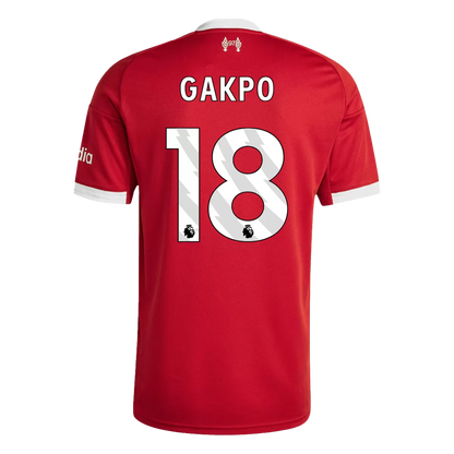 GAKPO #18 Liverpool Home Jersey 2025/26