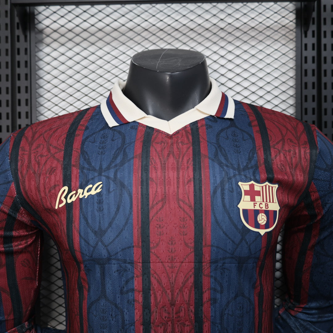 25/26 FC Barcelona Iconic Authentic Long-Sleeve Jersey