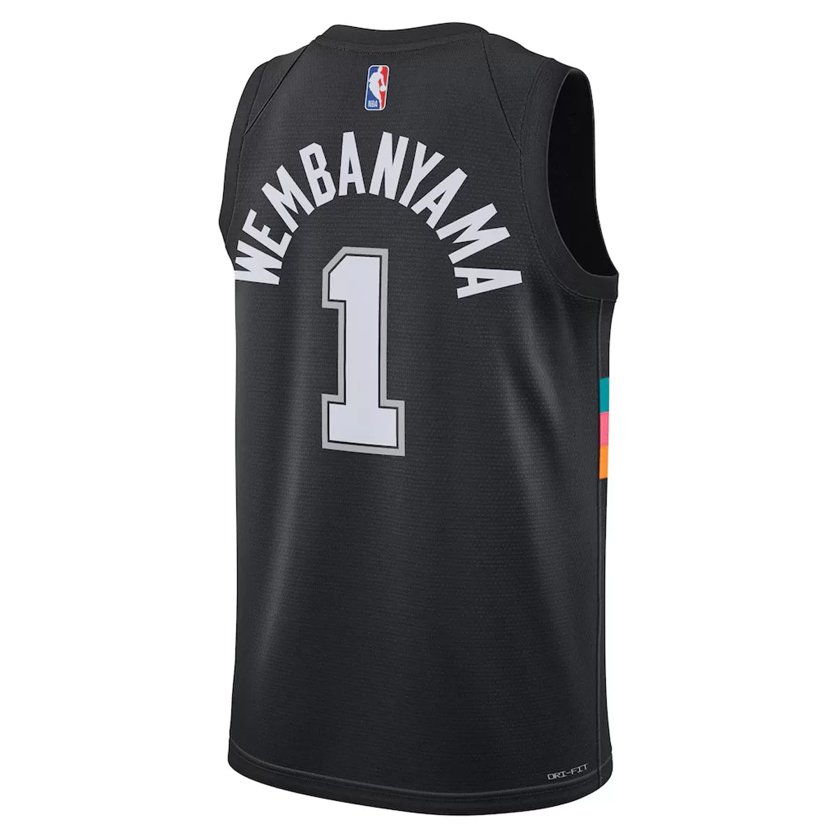 Men's San Antonio Spurs Victor Wembanyama Black Swingman Jersey 2025/26 - City Edition