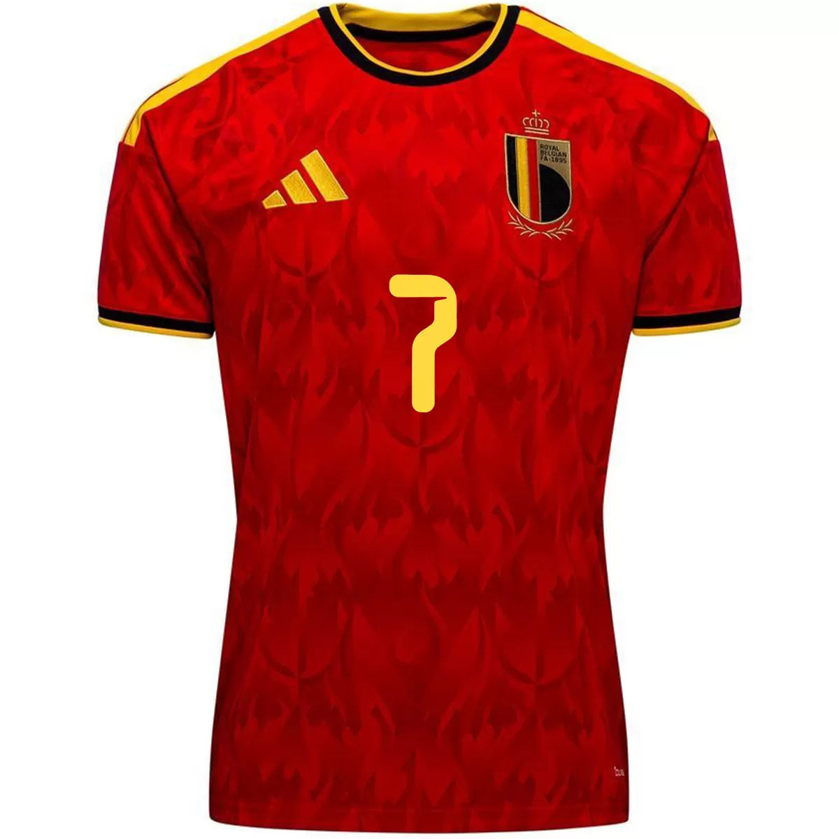 De Bruyne #7 Belgium Home Match Jersey Player Version World Cup 2026