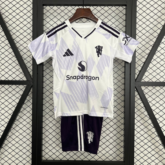 25/26 Manchester United Away Kids Size Jersey