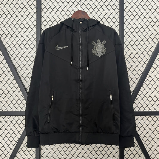 2024 Corinthians Black Windbreaker