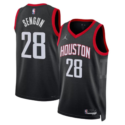 Men's Houston Rockets Alperen Şengün Black Swingman Jersey - Statement Edition