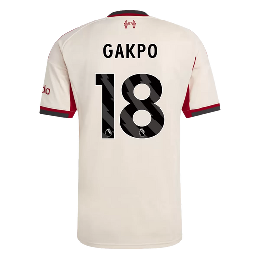 GAKPO #18 Liverpool Away Jersey 2025/26