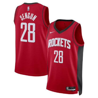Men's Houston Rockets Alperen Şengün Red Swingman Jersey - Icon Edition