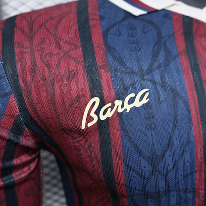 25/26 FC Barcelona Iconic Authentic Long-Sleeve Jersey