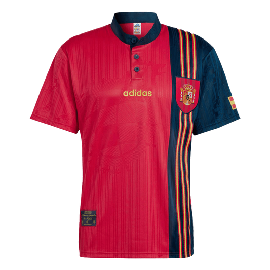Retro Spain Home 1996 Soccer Jersey