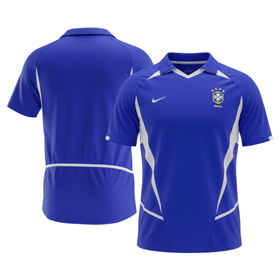 Retro Brazil Away 2002 Soccer Jersey