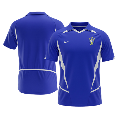Retro Brazil Away 2002 Soccer Jersey