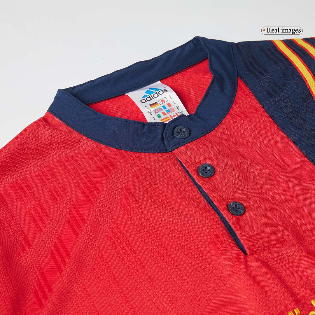 Retro Spain Home 1996 Soccer Jersey