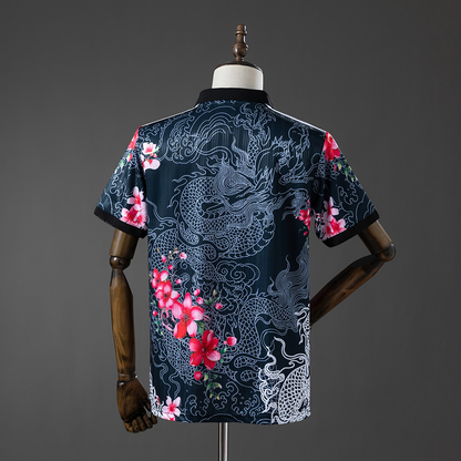Real Madrid 26/27 Special Edition Dragon & Blossom Black Jersey