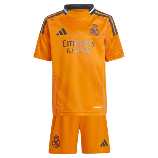 Kids Real Madrid Away Kit (Jersey+Shorts) 2024/25