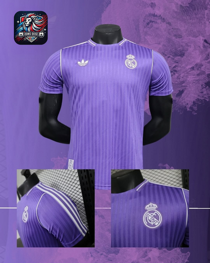 Real Madrid Purple Trefoil Tee 2025 1:1