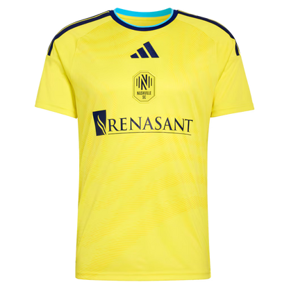 Men's Nashville SC Andy Najar Yellow 2026 The Reverb Kit Replica Jersey