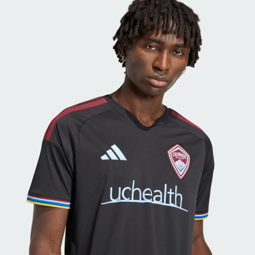 Men's Colorado Rapids Black 2026 Colorful Colorado Replica Jersey
