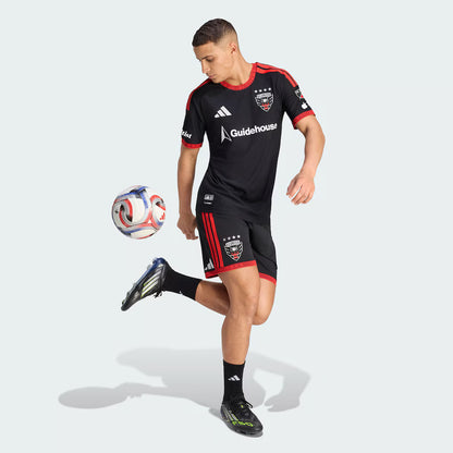 Men's D.C. United Black 2026 Black-and-Red Kit On-Field Authentic Patch Jersey