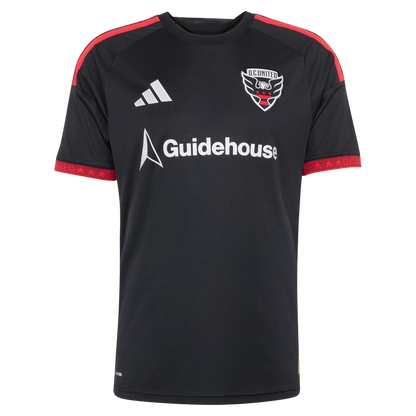 Men's D.C. United Black 2026 Black-and-Red Kit Replica Custom Jersey