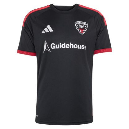 Men's D.C. United Black 2026 Black-and-Red Kit Replica Jersey