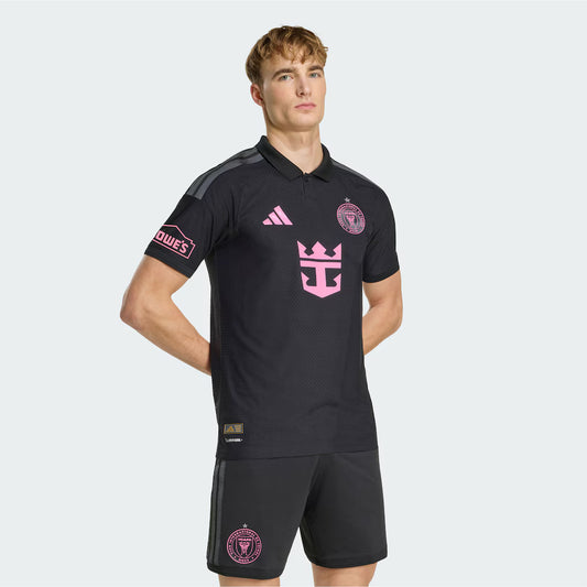 Men's Inter Miami CF Black 2026 Presagio On-Field Authentic Patch Jersey
