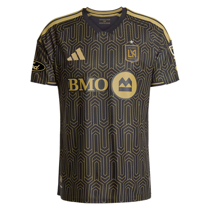 Men's LAFC Son Black 2026 2026 Primary Kit On-Field Authentic Patch Jersey