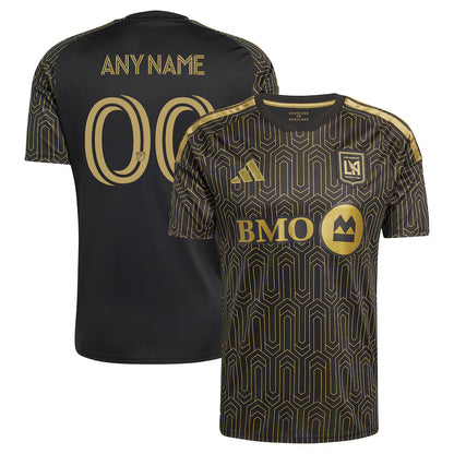 Men's LAFC Black 2026 2026 Primary Kit Replica Custom Jersey