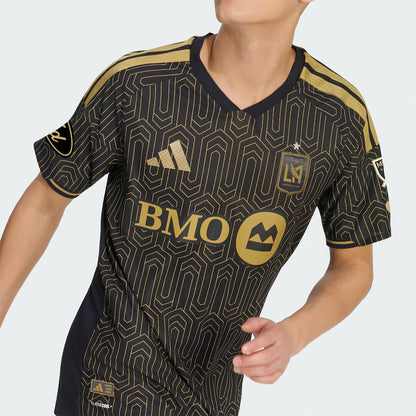 Men's LAFC Black 2026 Primary Kit On-Field Authentic Patch Jersey