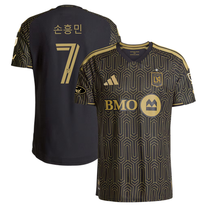 Men's LAFC Black 2026 Primary Kit On-Field Authentic Patch Jersey