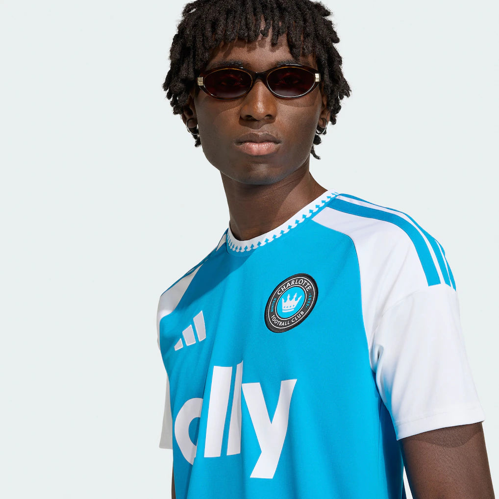 Men's Charlotte FC Blue 2026 Carolina Kit: Crowns Up Replica Jersey