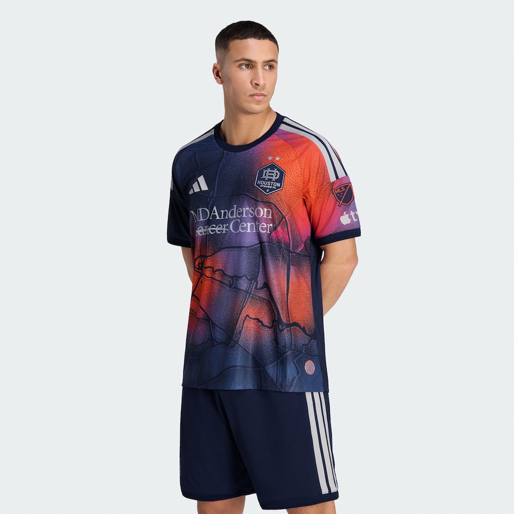Men's Houston Dynamo FC Blue 2026 Mission Control On-Field Authentic Patch Jersey