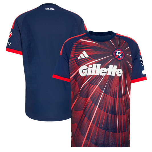 Men's New England Revolution Blue 2026 Independence Day On-Field Authentic Patch Jersey