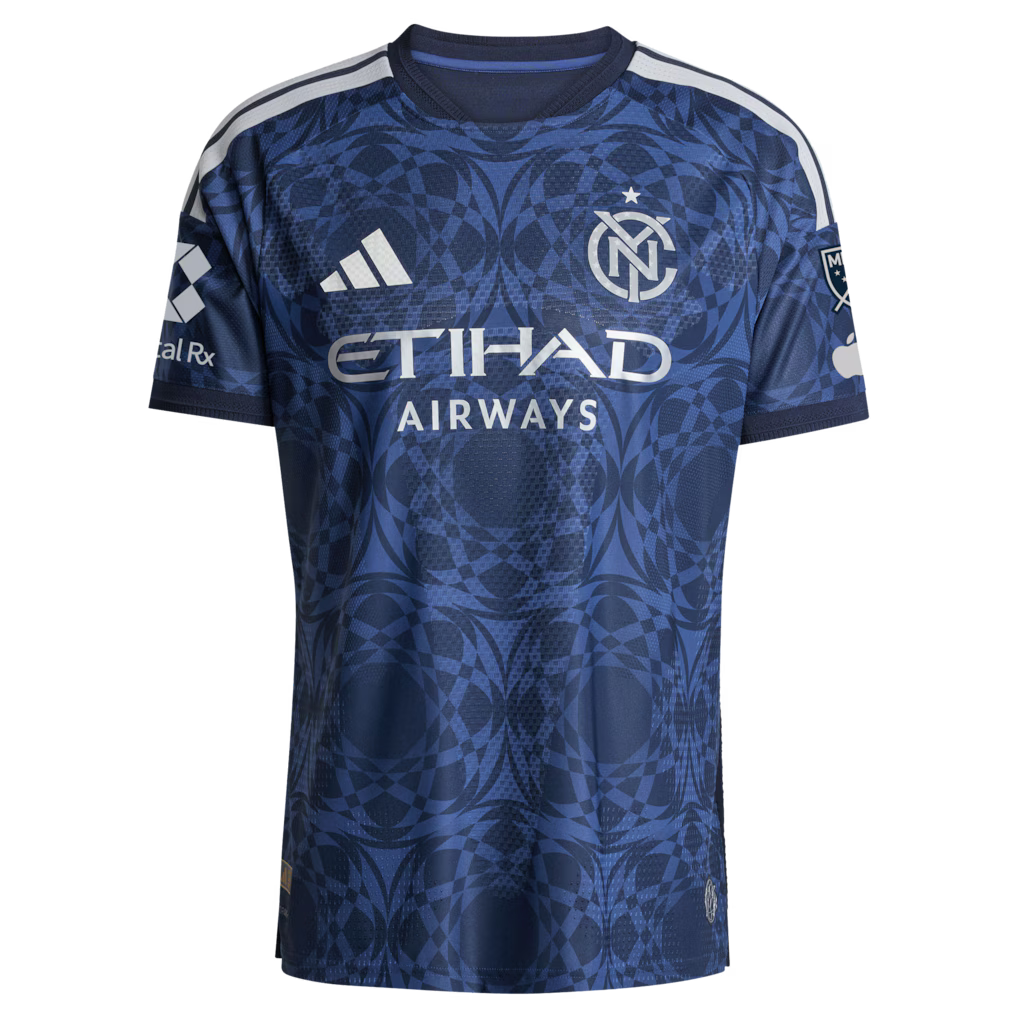 Men's New York City FC Blue 2026 The All Nations Kit On-Field Authentic Patch Custom Jersey