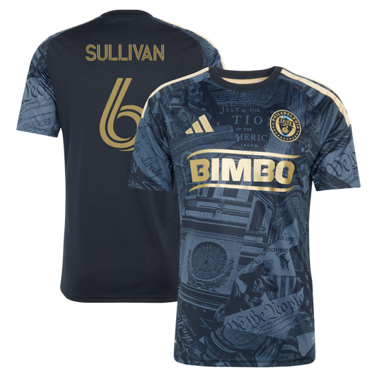 Men's Philadelphia Union Cavan Sullivan Navy 2026 1776 Kit Replica Jersey